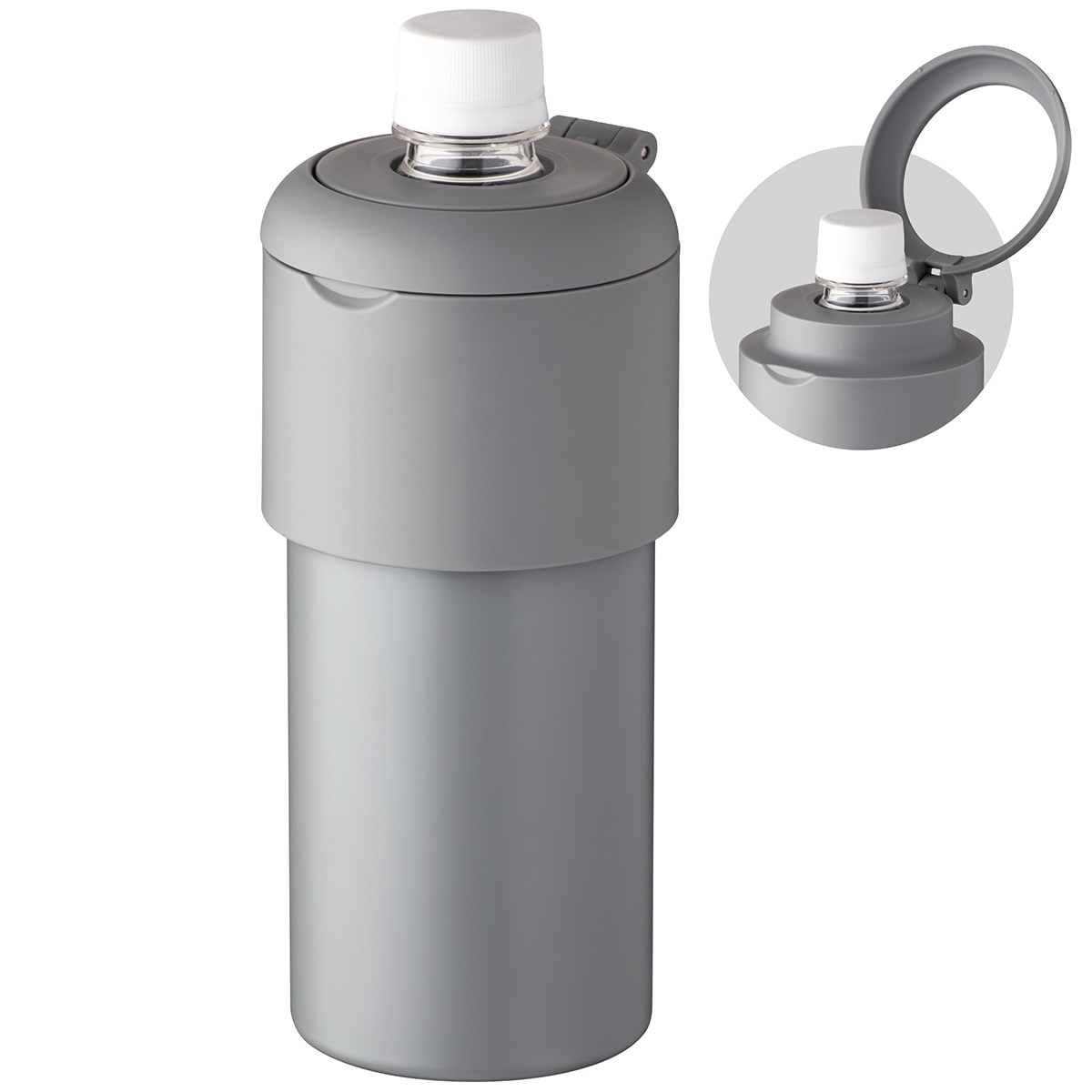 BOTTLE in BOTTLE(ボトルインボトル) ペットボトルホルダー Gタイプ 折りたたみハンドル付き ABIB-Gシリーズ