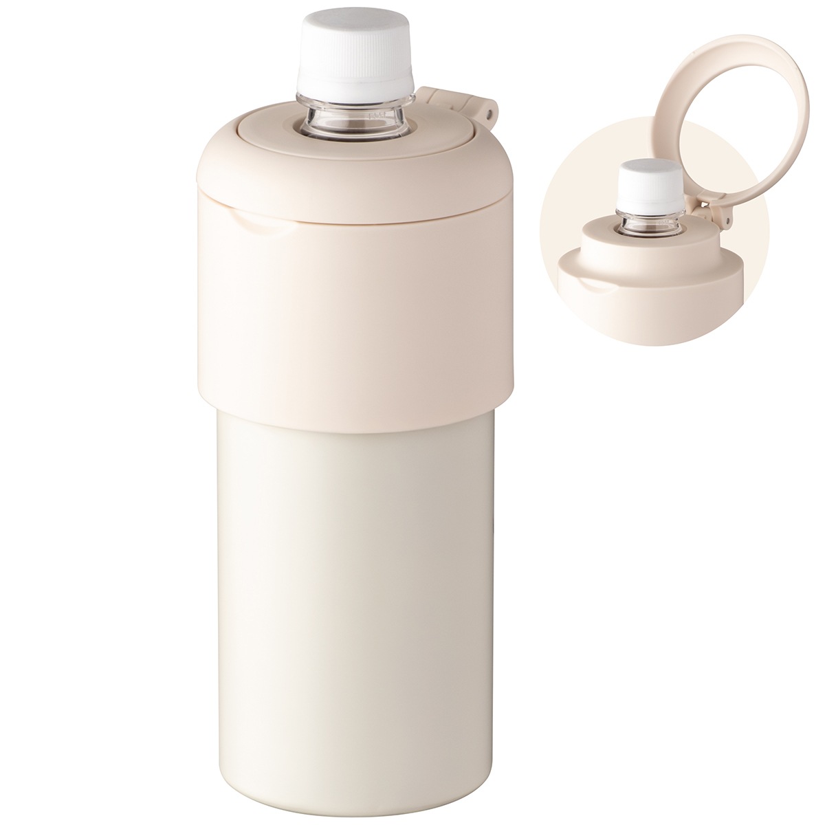 BOTTLE in BOTTLE(ボトルインボトル) ペットボトルホルダー Gタイプ 折りたたみハンドル付き ABIB-Gシリーズ