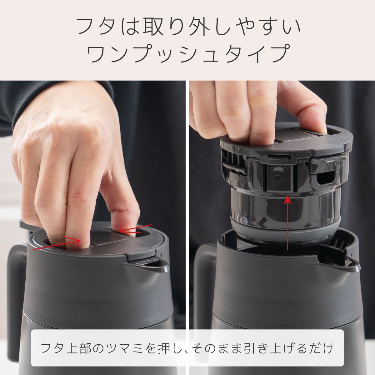 CafeLink（カフェリンク）中栓・流水路まで分解できるコーヒーサーバー 650ml 800ml 1100ml ACS-S