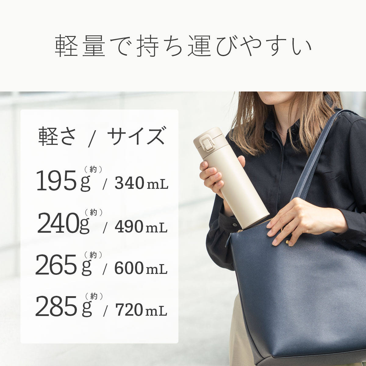 Basic Products ベーシックプロダクツ ワンタッチボトル 340ml 490ml 600ml 720ml AWRシリーズ