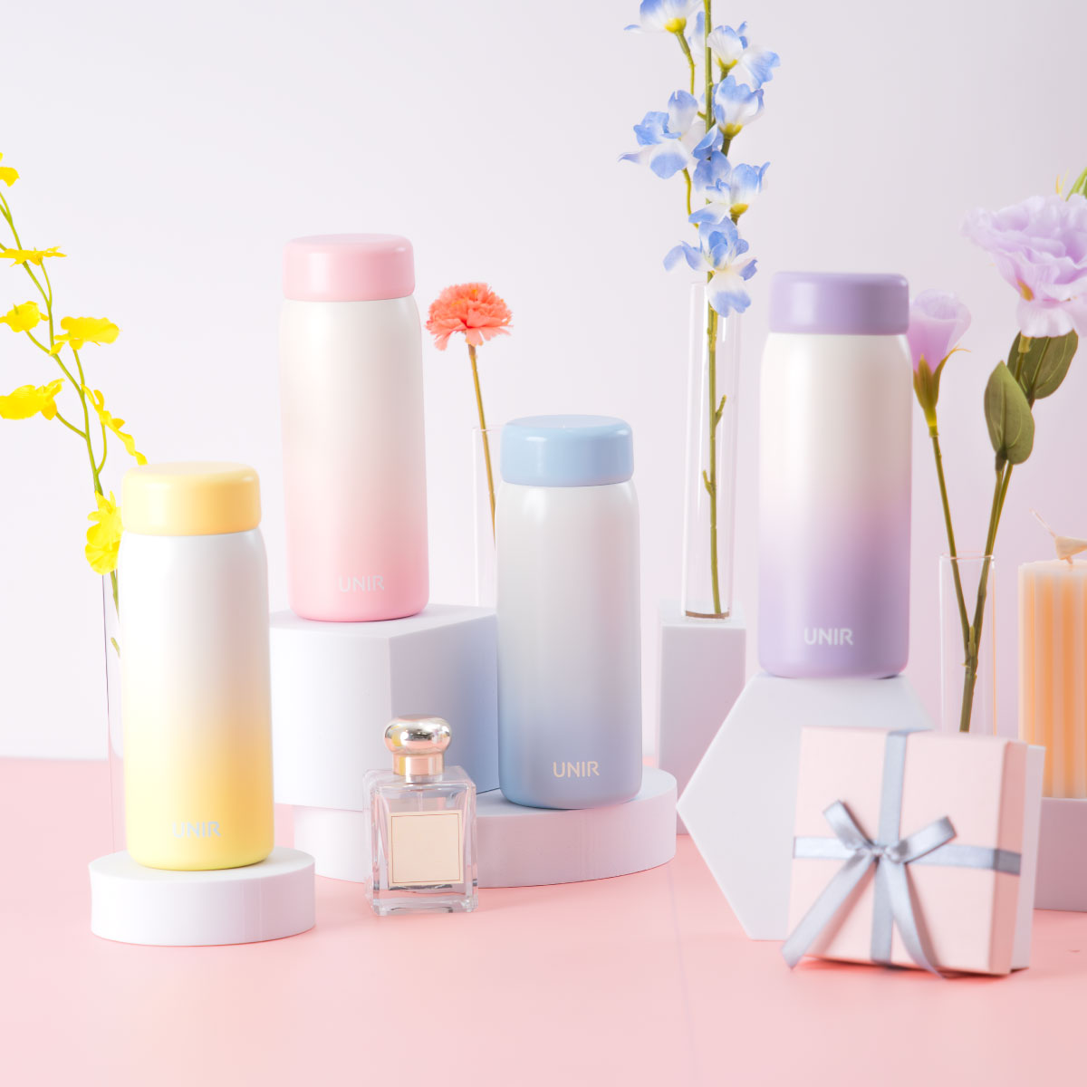 UNIR (ユニール) 洗いやすい シームレスボトル パッキン一体型 350ml 500ml 600ml 800ml AOSL