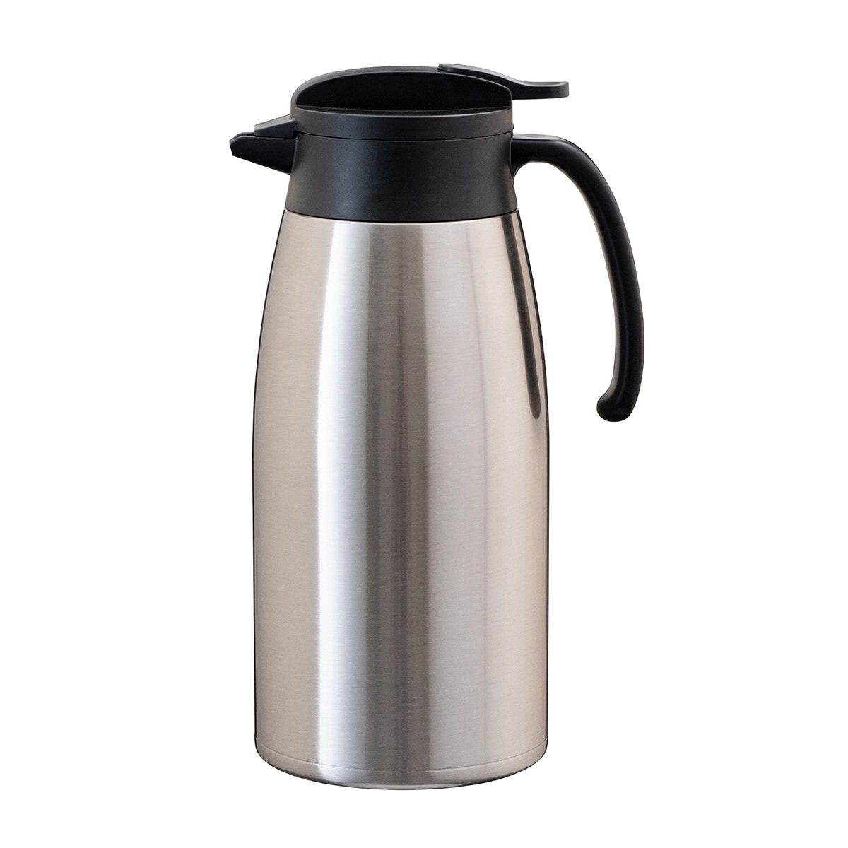 ケース販売 VARIUS（バリウス）超軽量コンパクトステンレスポット 2.5L 大容量 シルバー AVTP-2500SV12P