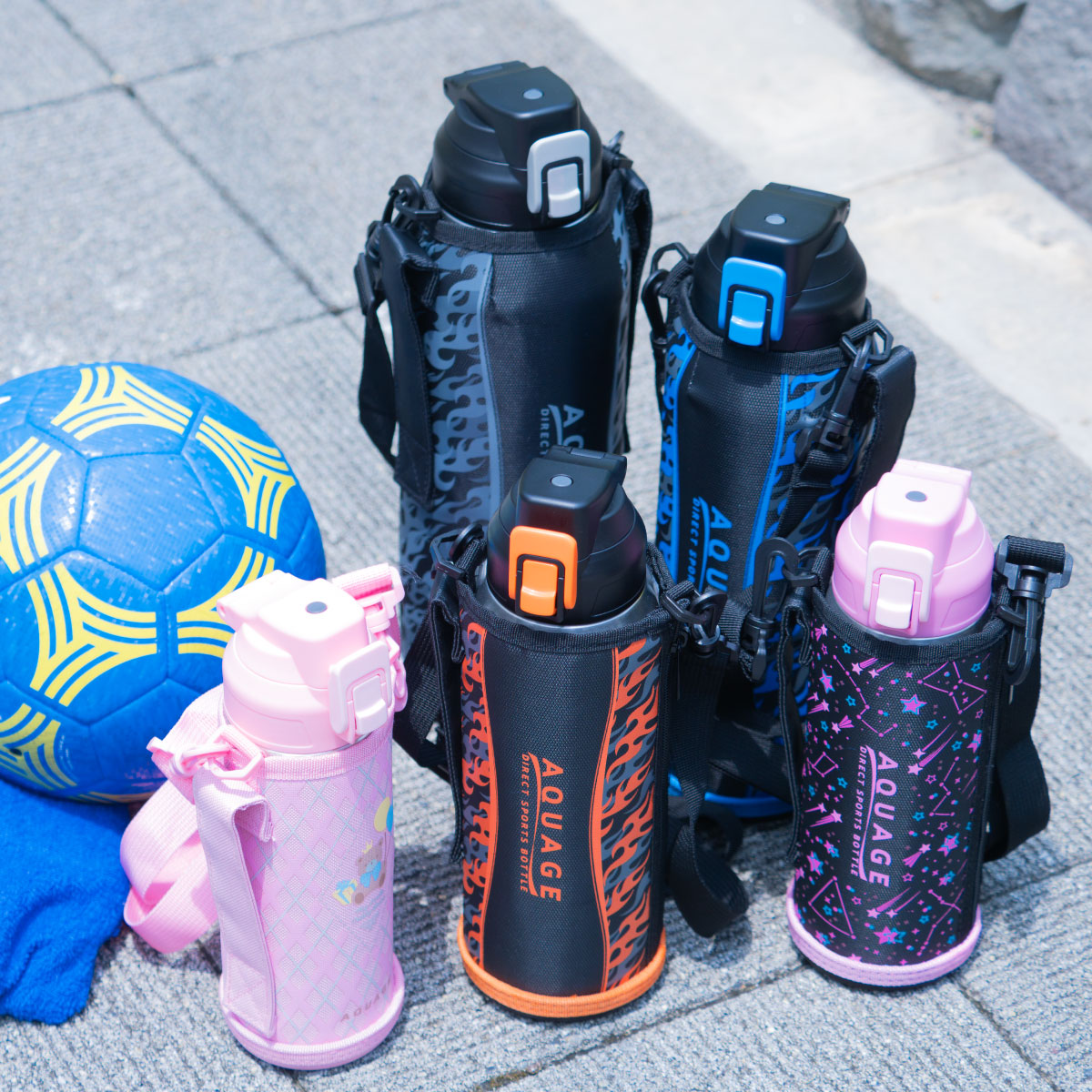 AQUAGE（アクアージュ）ダイレクトスポーツボトル 600mL 800mL 1000mL 1500mL 2000mL ADBT-Q04シリーズ