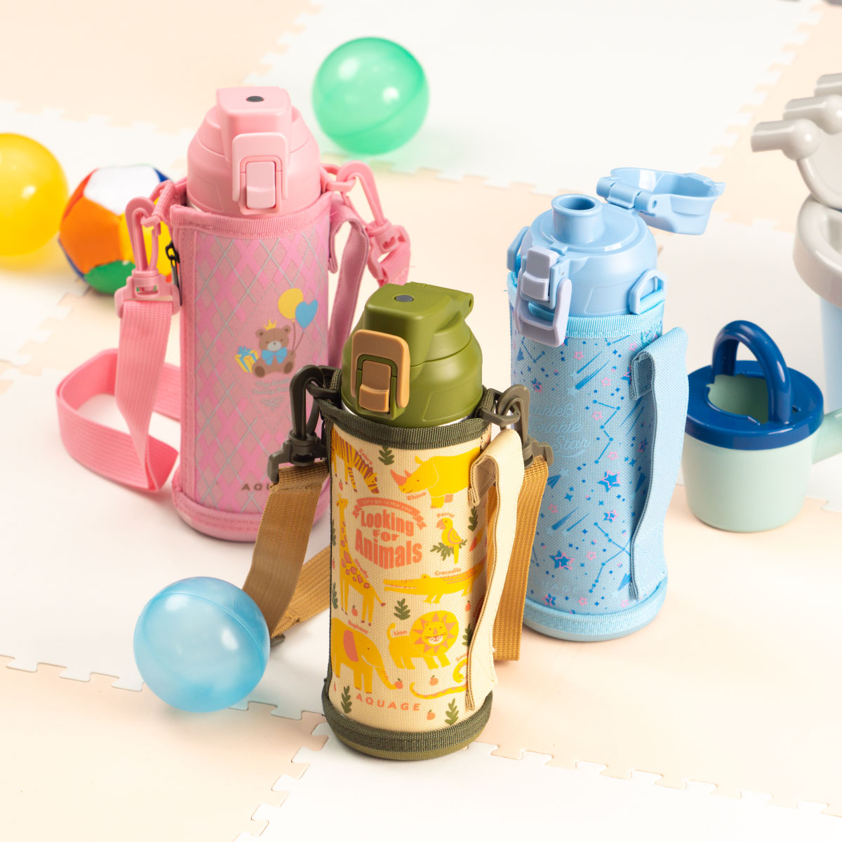 AQUAGE（アクアージュ）ダイレクトスポーツボトル 600mL 800mL 1000mL 1500mL 2000mL ADBT-Q04シリーズ