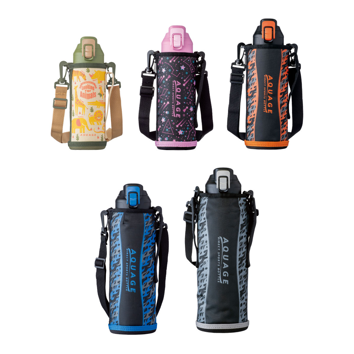 AQUAGE（アクアージュ）ダイレクトスポーツボトル 600mL 800mL 1000mL 1500mL 2000mL ADBT-Q04シリーズ