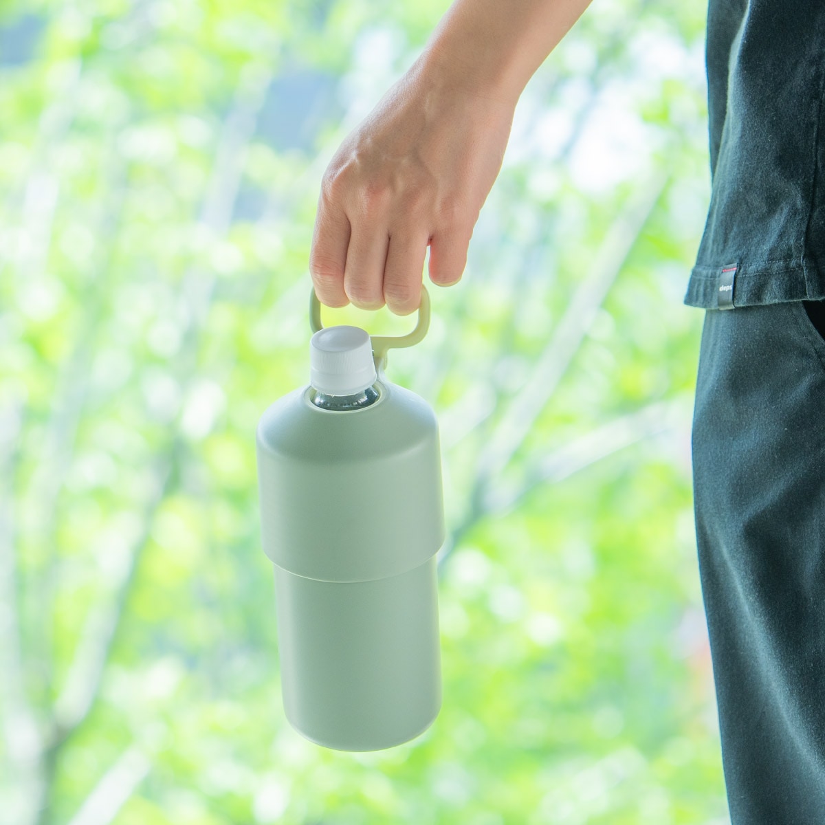 BOTTLE in BOTTLE(ボトルインボトル) ペットボトルホルダー E2タイプ 折りたたみハンドル付き ABIB-E2シリーズ