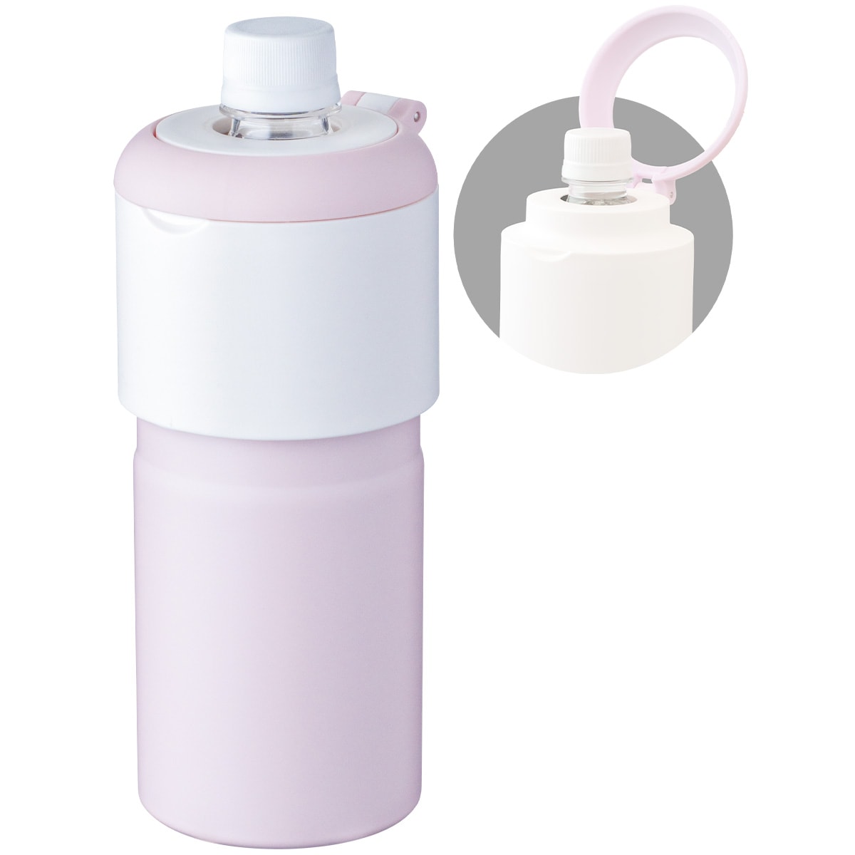 BOTTLE in BOTTLE(ボトルインボトル) ペットボトルホルダー GW2タイプ 折りたたみハンドル付き ABIB-GW2シリーズ
