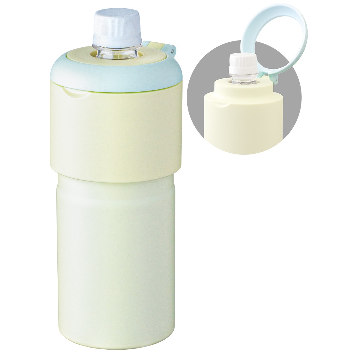 BOTTLE in BOTTLE(ボトルインボトル) ペットボトルホルダー GW2タイプ 折りたたみハンドル付き ABIB-GW2シリーズ