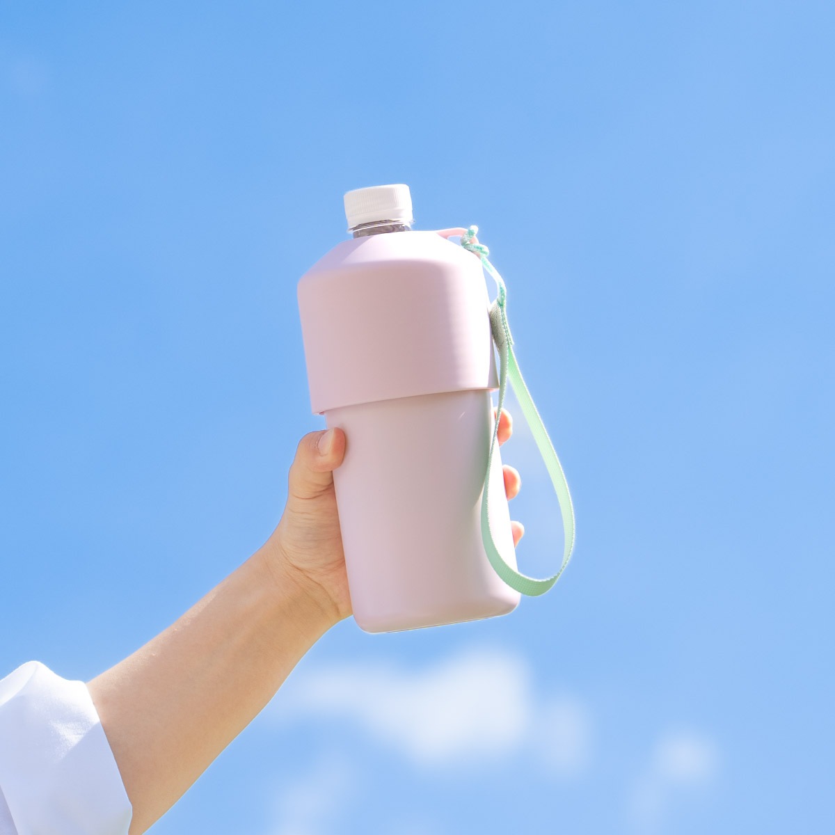 24個入り BOTTLE in BOTTLE（ボトルインボトル） ペットボトルホルダー A2タイプ ストラップ付き ABIB-A2シリーズ