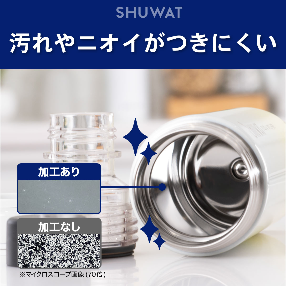 SHUWAT ソーダキーパー 炭酸飲料対応ボトル 600ml ペア 2個セット