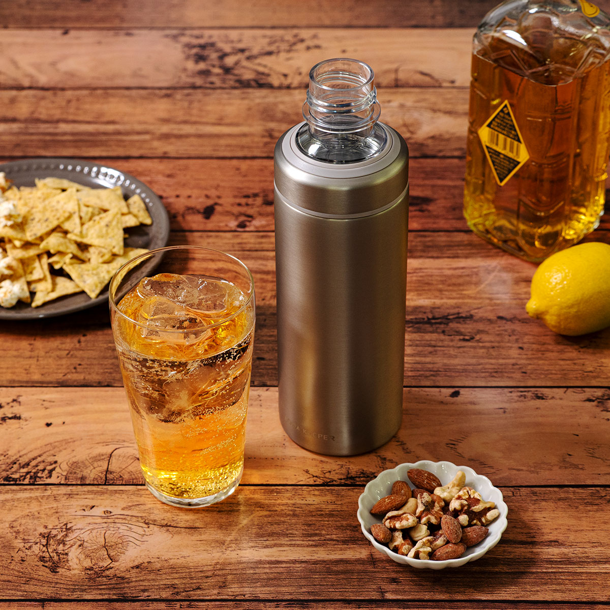 SHUWAT ソーダキーパー 炭酸飲料対応ボトル 600ml ペア 2個