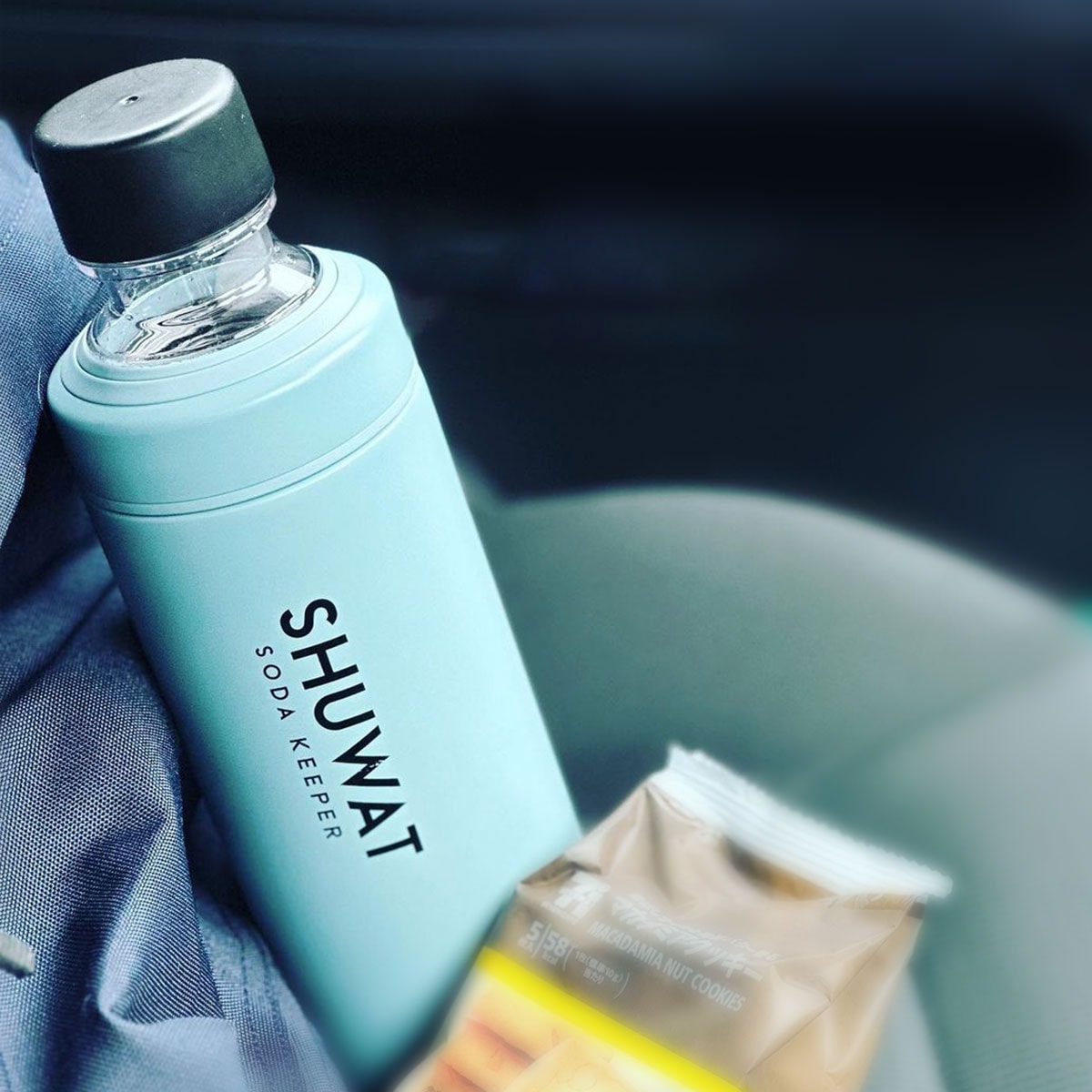 SHUWAT ソーダキーパー 炭酸飲料対応ボトル 600ml ペア 2個セット シルバー ミストブルー ASOK-700SVMBset