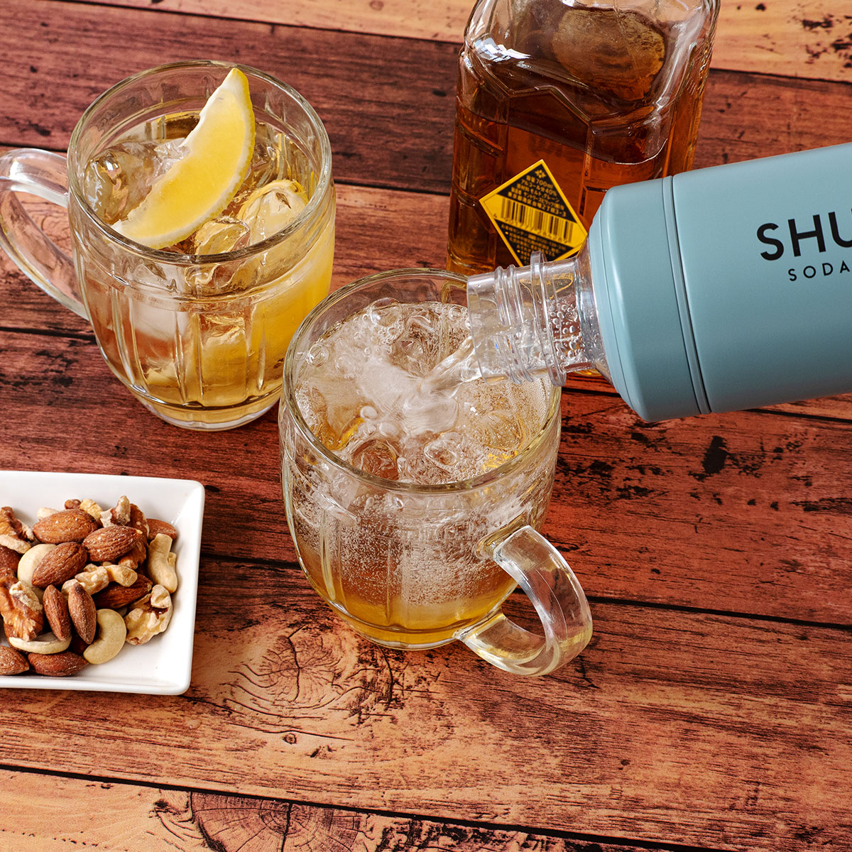 SHUWAT ソーダキーパー 炭酸飲料対応ボトル 600ml ペア 2個セット