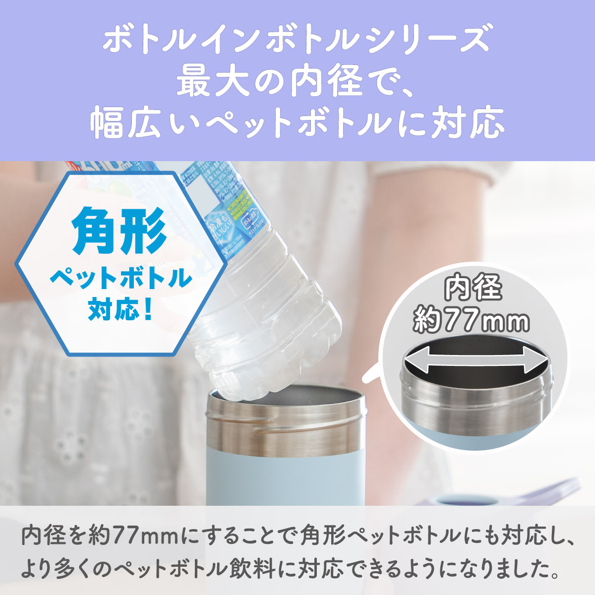 24個入り BOTTLE in BOTTLE（ボトルインボトル） ペットボトルホルダー