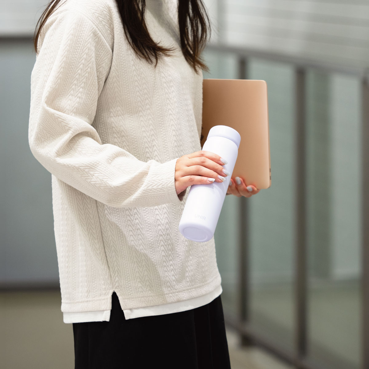 UNIR (ユニール) 洗いやすい シームレスボトル パッキン一体型 350ml 500ml 600ml 800ml AOSL-01