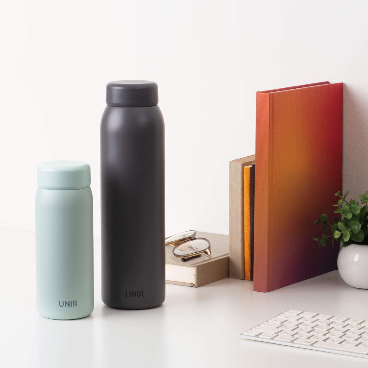 UNIR (ユニール) 洗いやすい シームレスボトル パッキン一体型 350ml 500ml 600ml 800ml AOSL-01