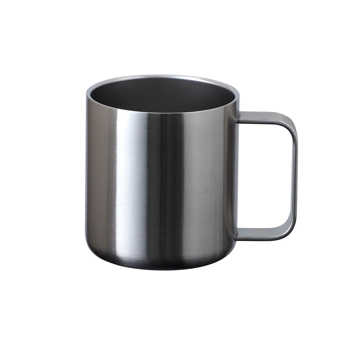 WENS（ウェンズ）食洗機対応 オールステンレスマグカップ なめらか飲み口 400ml ASMS-400MT