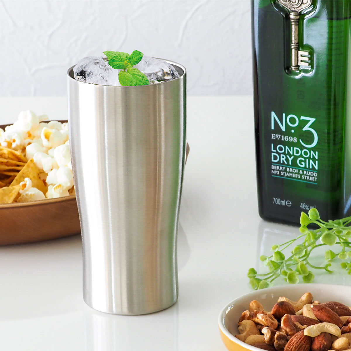 ケース販売 Sinqs（シンクス）なめらか飲み口 ステンレスタンブラー 430ml ASTN-430MT12P