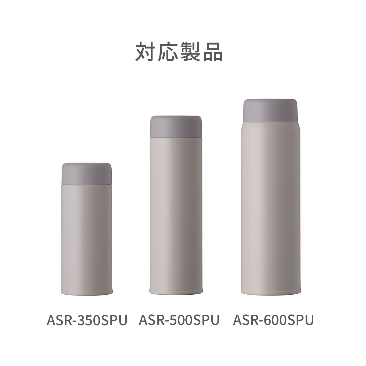 Basic Products ベーシックプロダクツ スクリューボトル ASR-350 ASR-500 ASR-600 シャドーパープル用 ふた一式 部品 ASR-CS-BPK