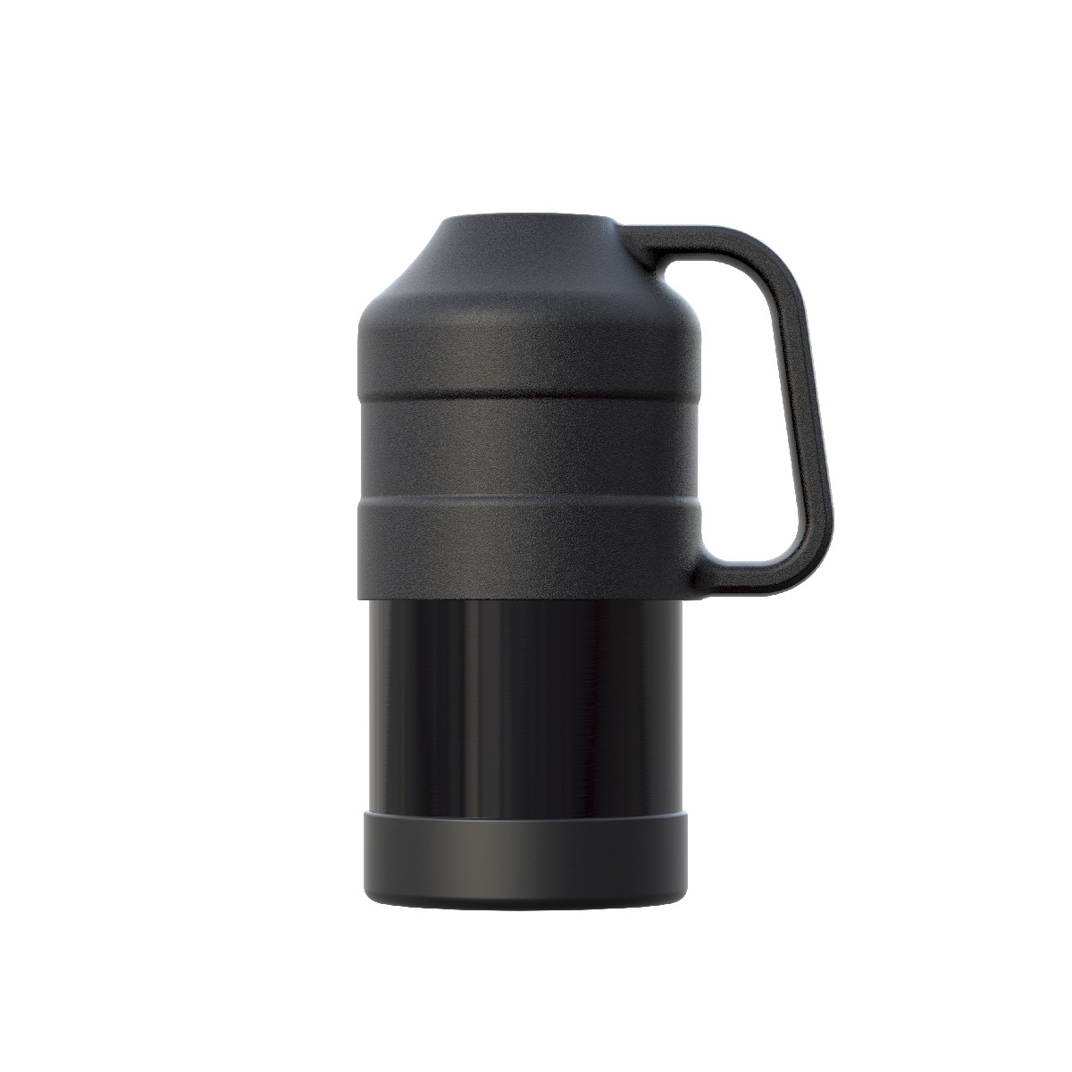 瓶ビールホルダー 取手付き 500ml(中瓶)〜633m(大瓶)用 ブラック ABBH-BK