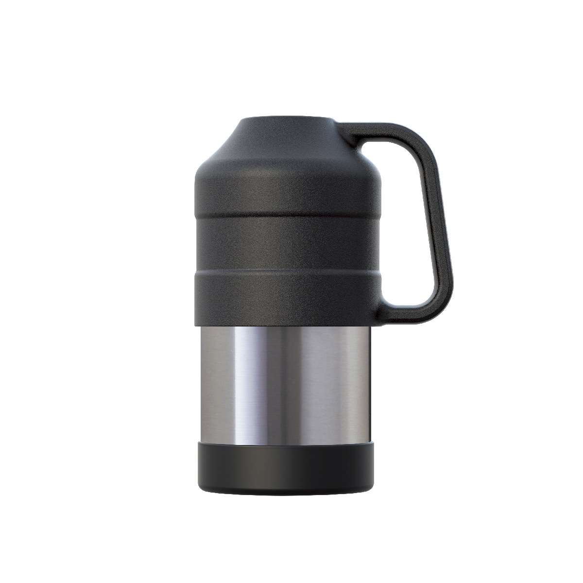 瓶ビールホルダー 取手付き 500ml(中瓶)〜633m(大瓶)用 シルバー ABBH