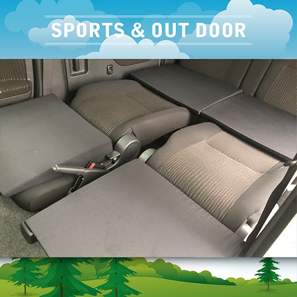 アトレーワゴン 321 331系の車中泊マットレスなら段差解消くるマット ブラック 趣味職人 公式オンラインショップ