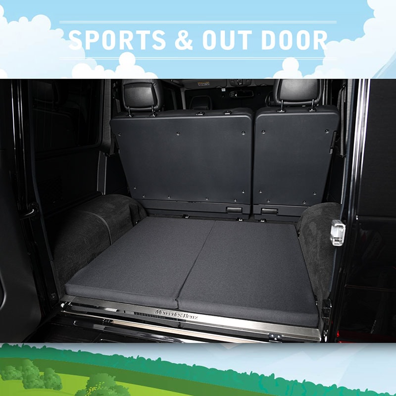 新品★メルセデス・ベンツ Gクラス 車中泊マット ブラック　くるマットatmys 秋超得500円 ベンツ Gクラス W463型 ゲレンデ AMG 車中泊 ベッド
