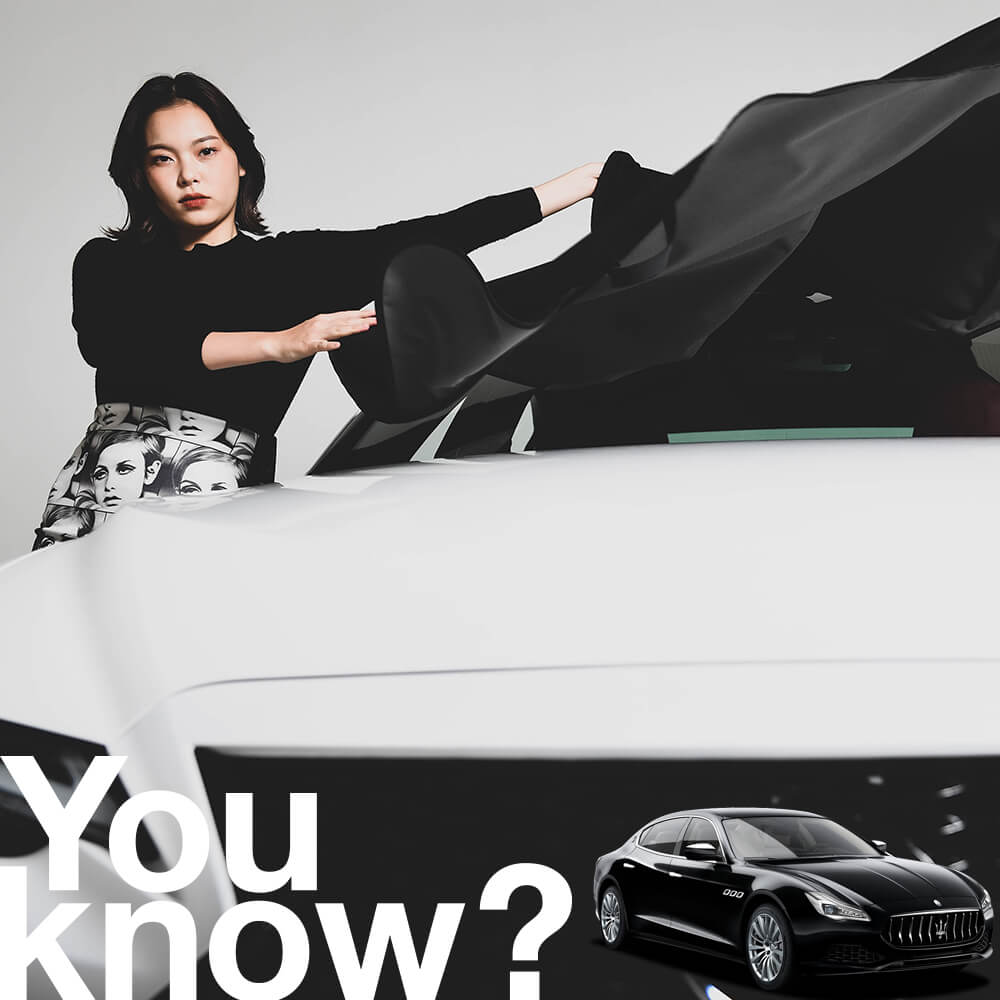 高級車用】 朝、フロントガラスの凍結を防止する。 マセラティ