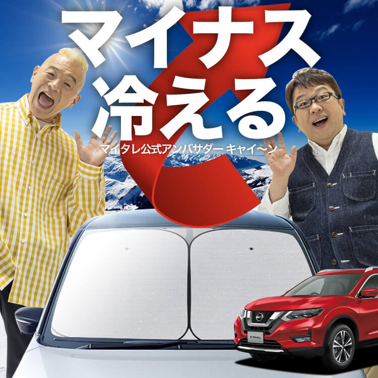 次世代のサンシェード】 エクストレイル T32 型 ワイヤーシェード