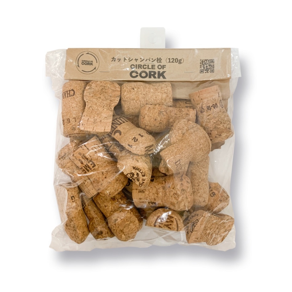 リサイクルコルク　CORKI　半割シャンパン栓　１２０Ｇ