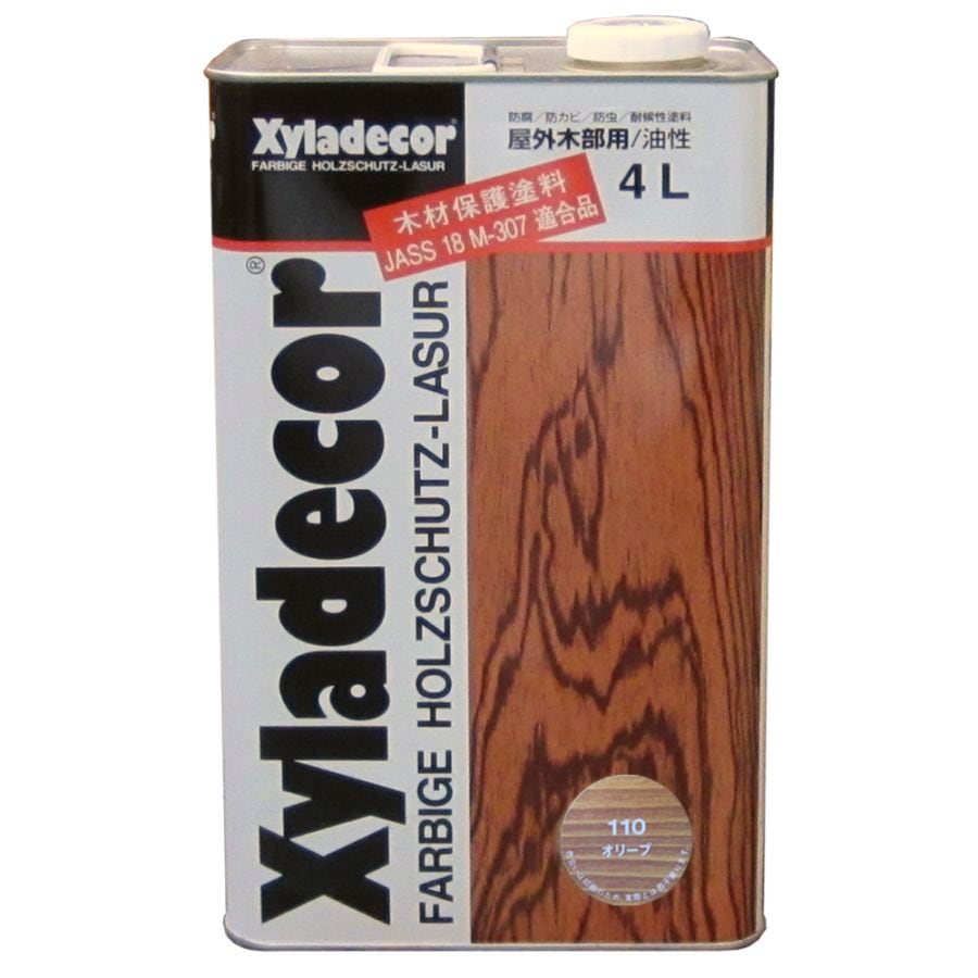 大阪ガスケミカル　木部保護塗料　キシラデコール　4L　（やすらぎを除く）