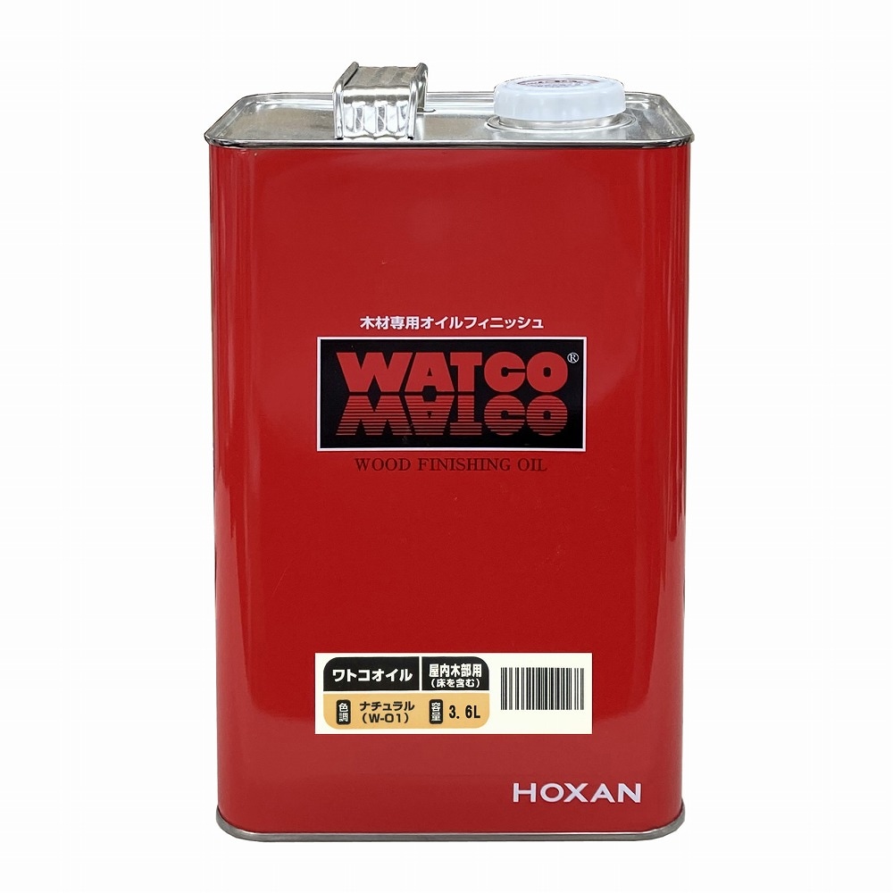 木材専用オイルフィニッシュ　ワトコオイル　３．６L　ナチュラル