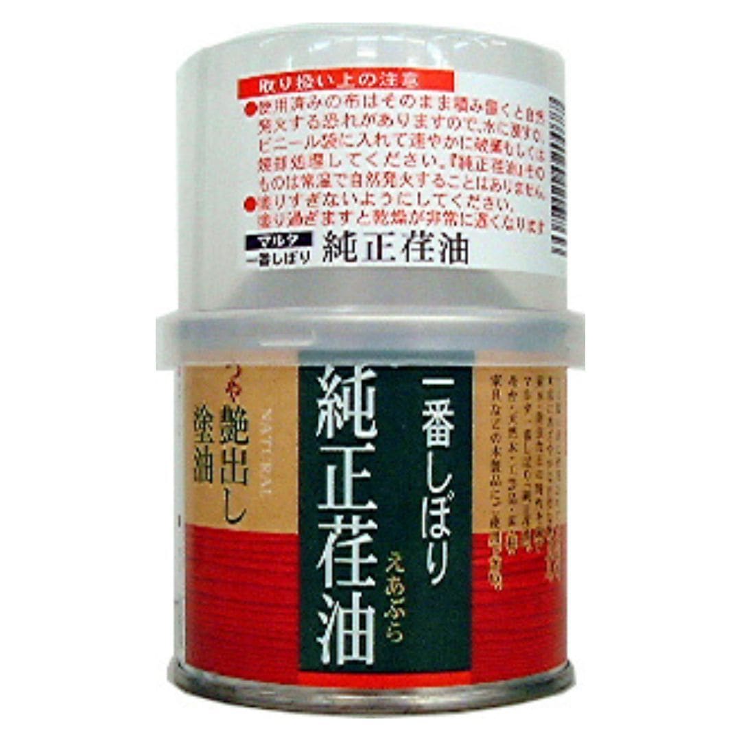太田油脂 自然塗料 木に塗る油 純正荏油 150g