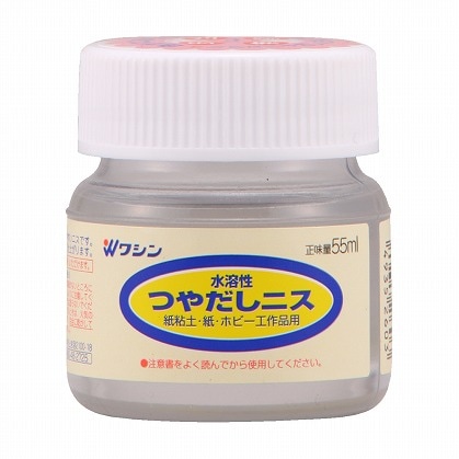 和信ペイント　水溶性つや出しニス　５５ｍｌ