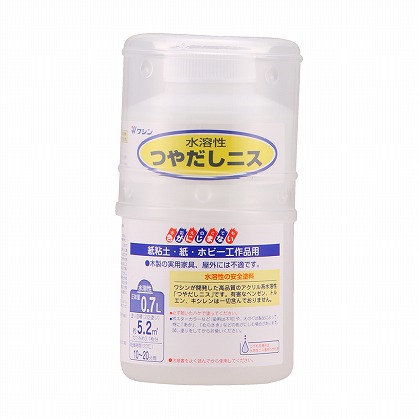 和信ペイント　水溶性つや出しニス　０．７L