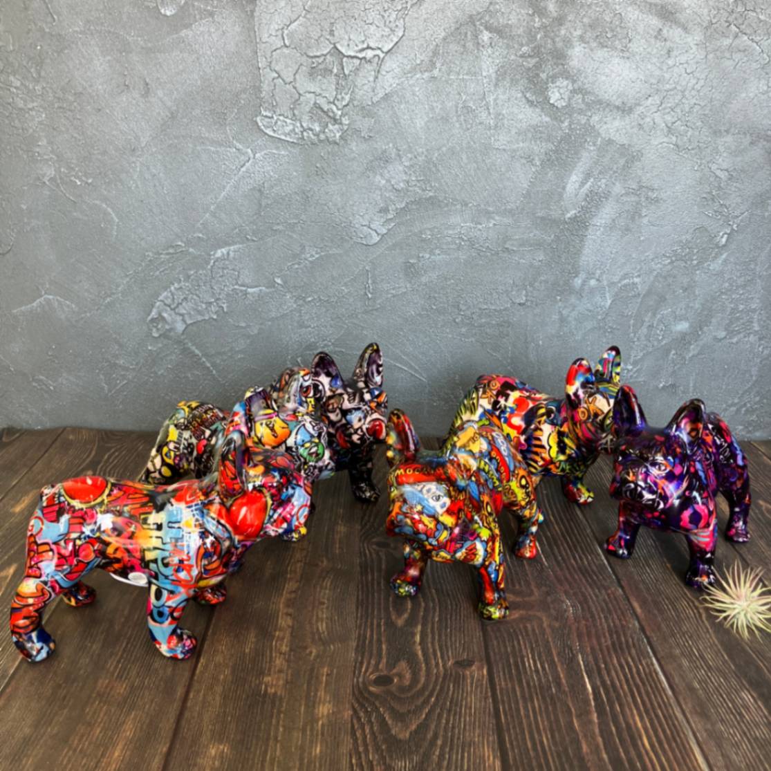 POMME PIDOU（ポンピドゥー） セラミック製貯金箱 フレンチブルドッグ