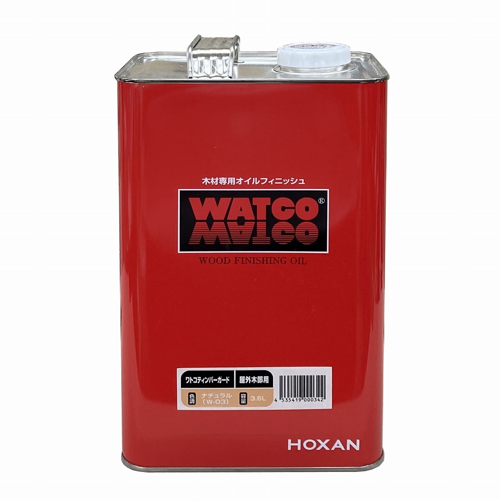 【お取り寄せ商品】屋外用　ワトコティンバーガード　３．６L