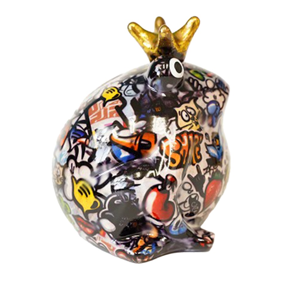 POMME PIDOU（ポンピドゥー） セラミック製貯金箱 カエル マネー