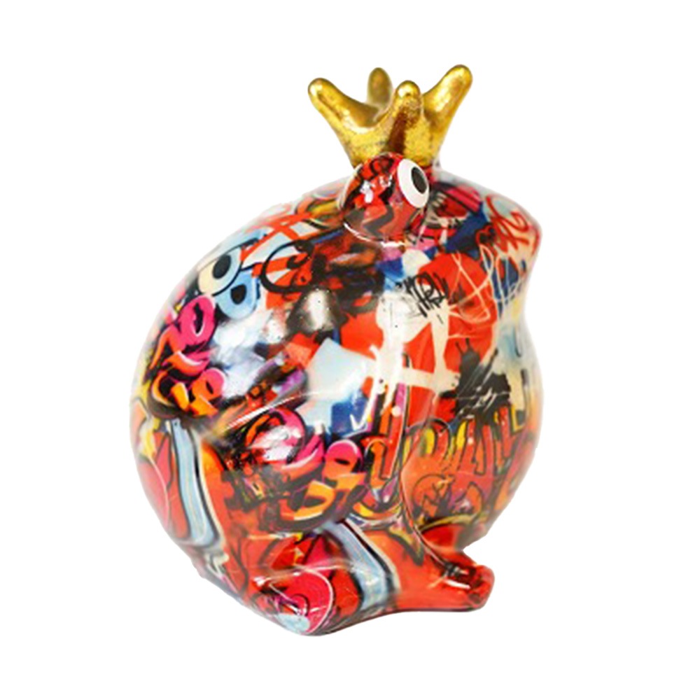 ポンピドゥ　カエル　貯金箱　マネーバンク 特大 POMME PIDOU（ポンピドゥー） セラミック製貯金箱 カエル マネー