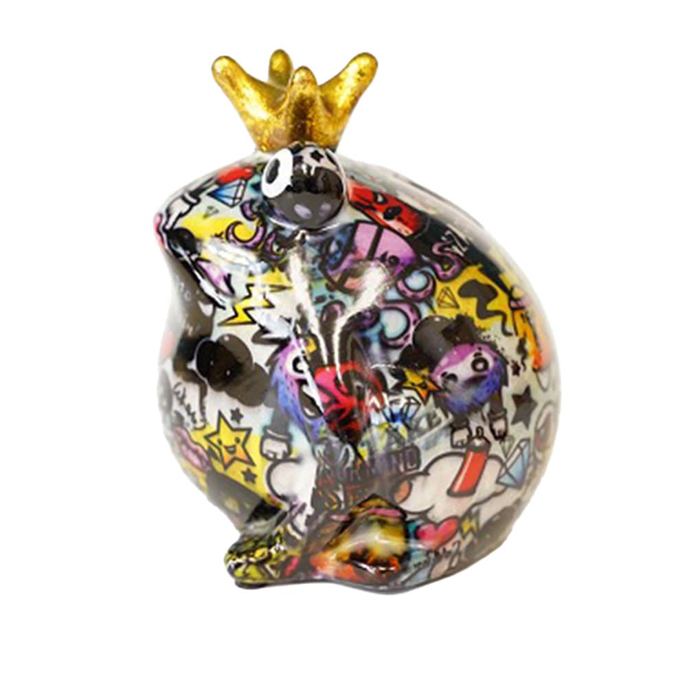 POMME PIDOU（ポンピドゥー） セラミック製貯金箱 カエル マネー