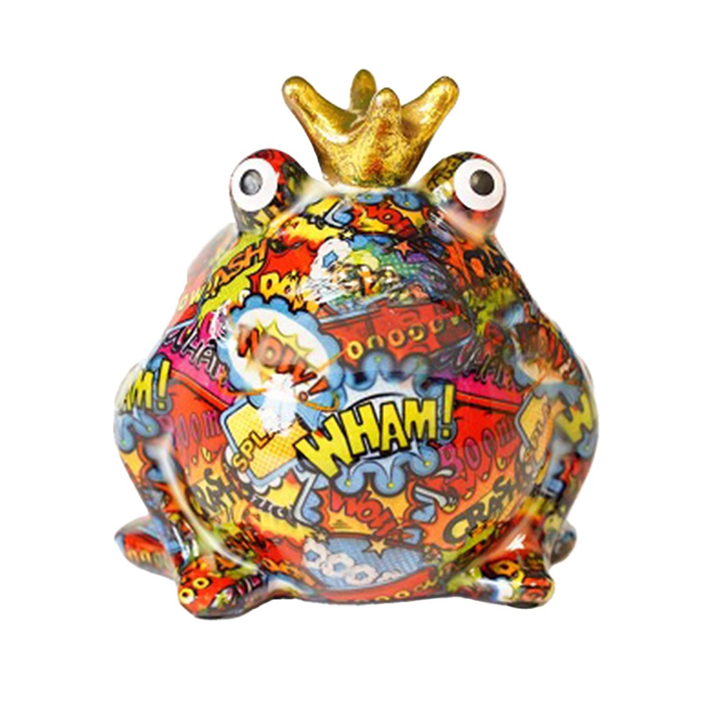 POMME PIDOU（ポンピドゥー） セラミック製貯金箱 カエル マネー