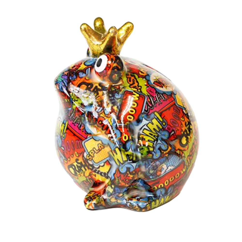 POMME PIDOU（ポンピドゥー） セラミック製貯金箱 カエル マネーバンク