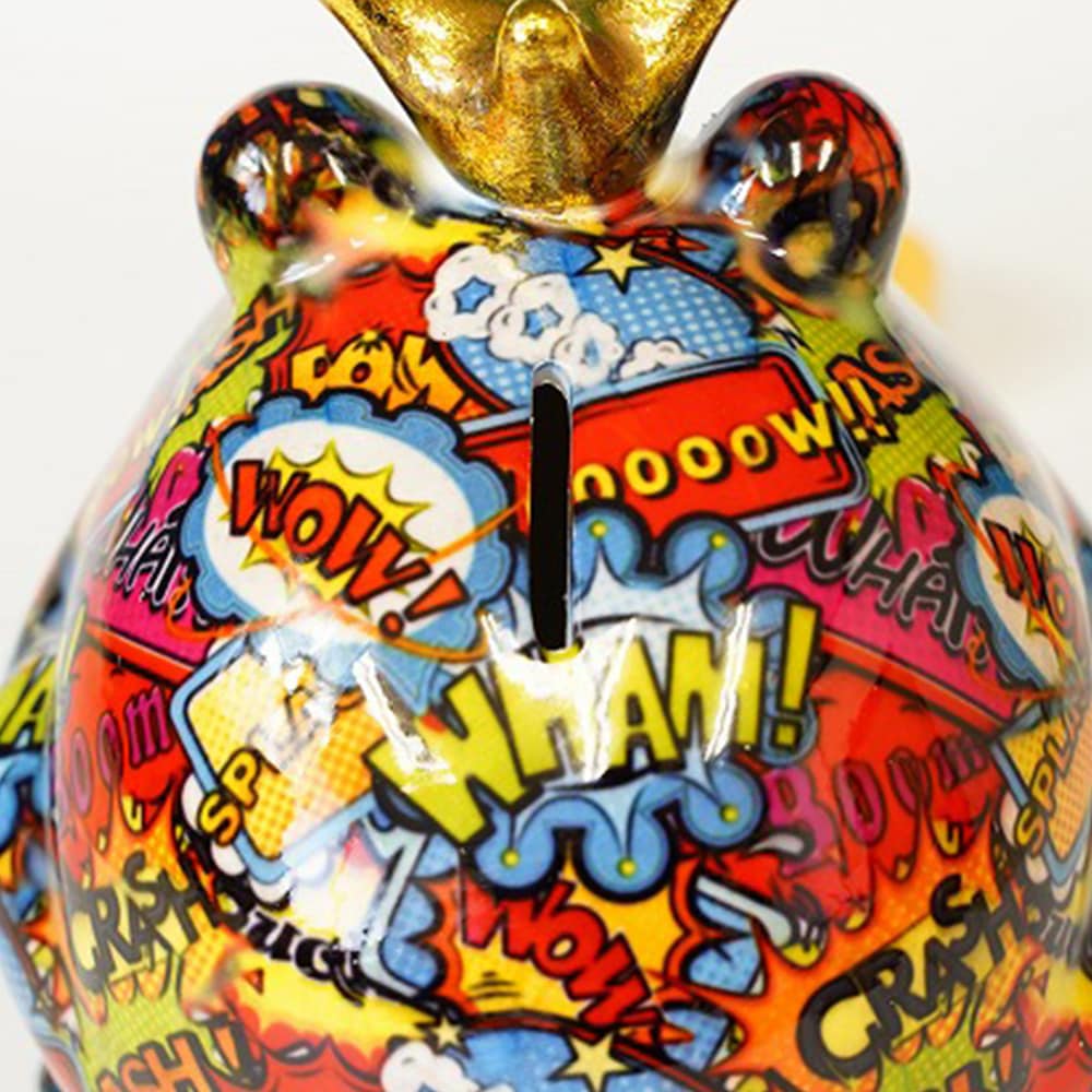 POMME PIDOU（ポンピドゥー） セラミック製貯金箱 カエル マネー