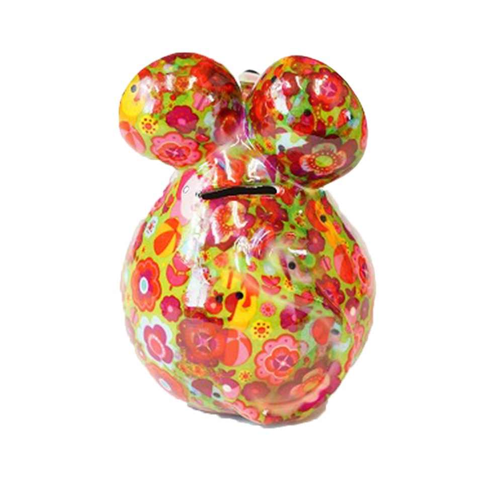 POMME PIDOU（ポンピドゥ）　セラミック製貯金箱　ねずみ　マネーバンクマウス　（B）
