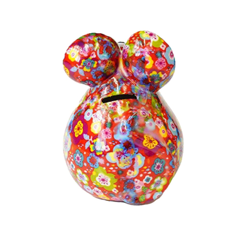 POMME PIDOU（ポンピドゥ）　セラミック製貯金箱　ねずみ　マネーバンクマウス　（C）