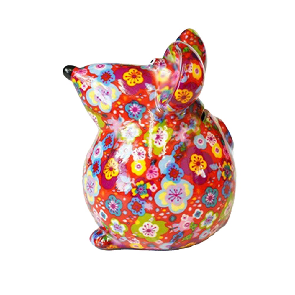 POMME PIDOU（ポンピドゥー） セラミック製貯金箱 ねずみ マネーバンク