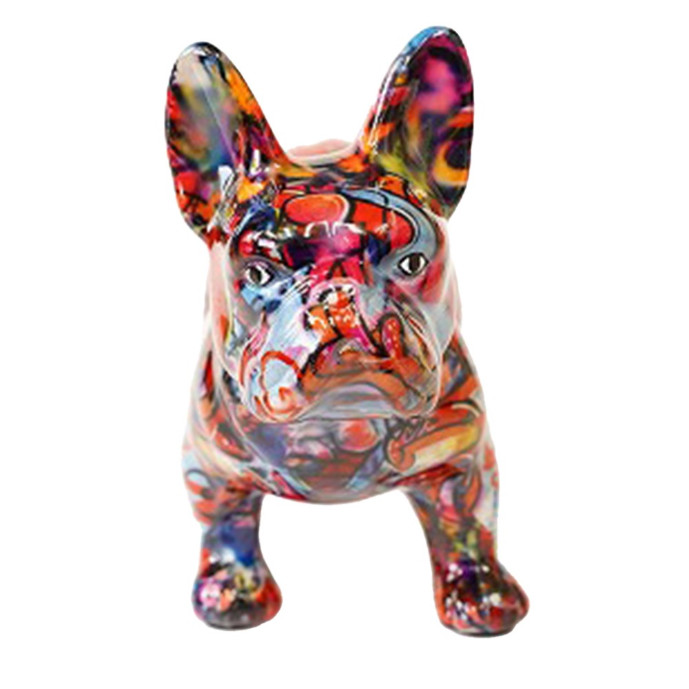 POMME PIDOU（ポンピドゥー） セラミック製貯金箱 フレンチブルドッグ