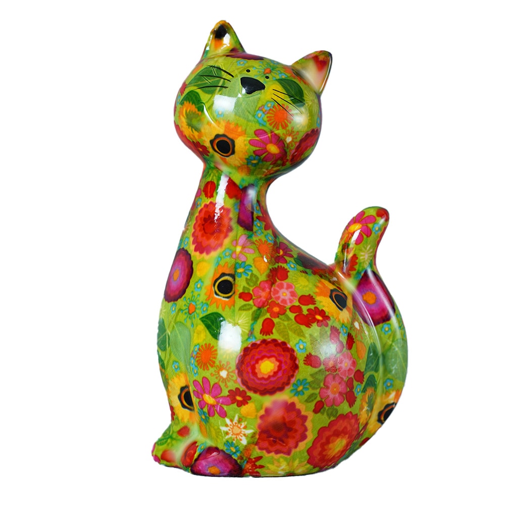 POMME PIDOU（ポンピドゥー） セラミック製貯金箱 ねこ マネーバンク