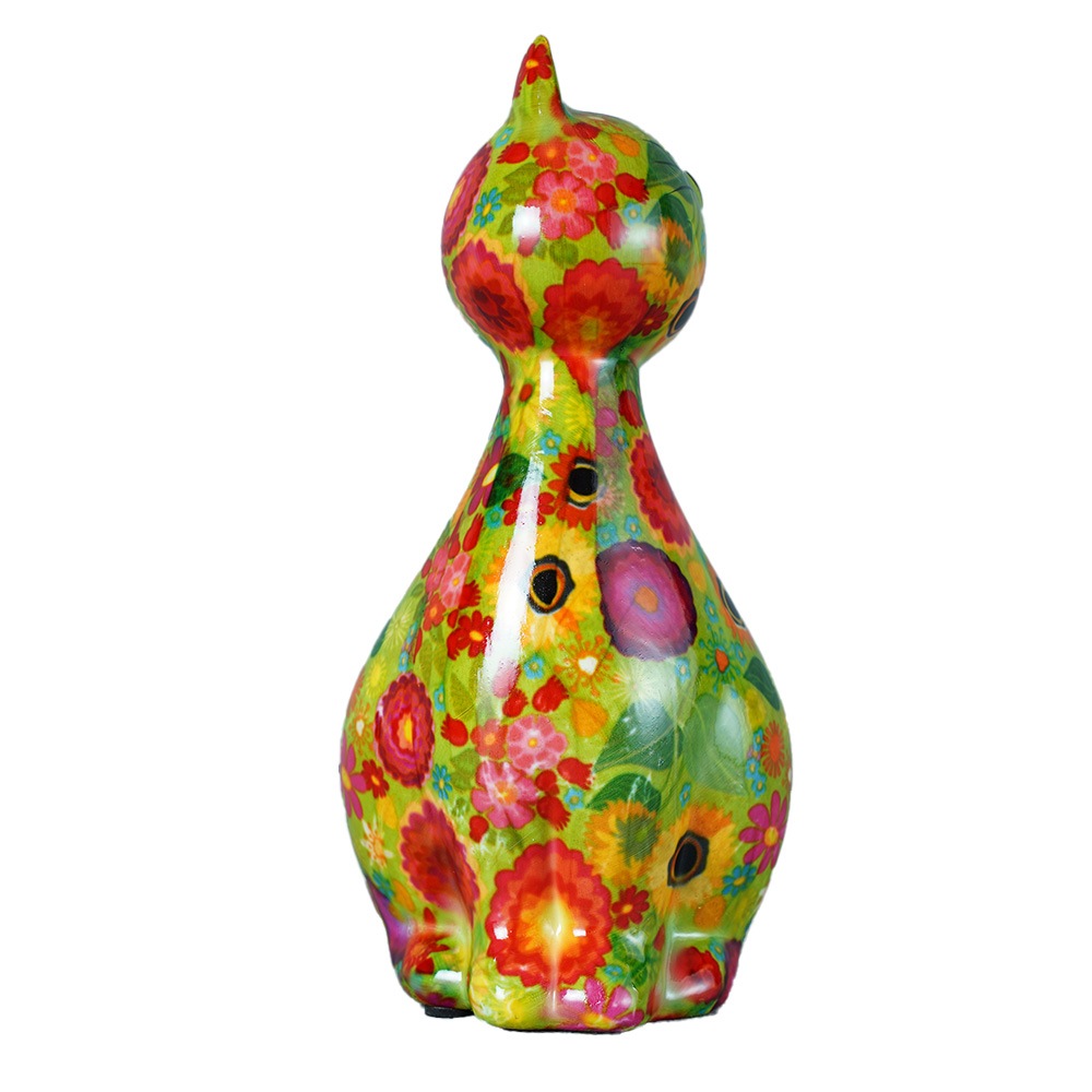 POMME PIDOU（ポンピドゥー） セラミック製貯金箱 ねこ マネーバンク