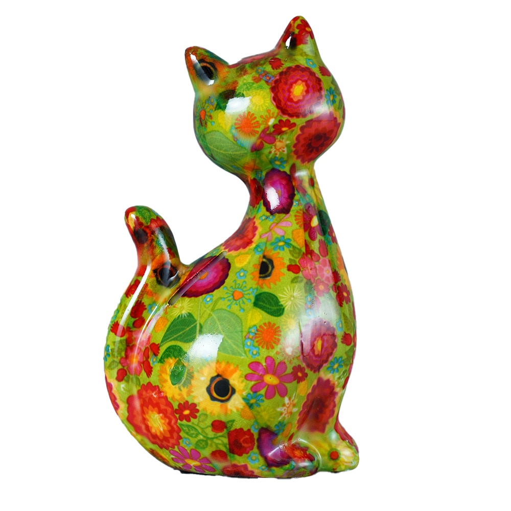 POMME PIDOU（ポンピドゥー） セラミック製貯金箱 ねこ マネーバンク